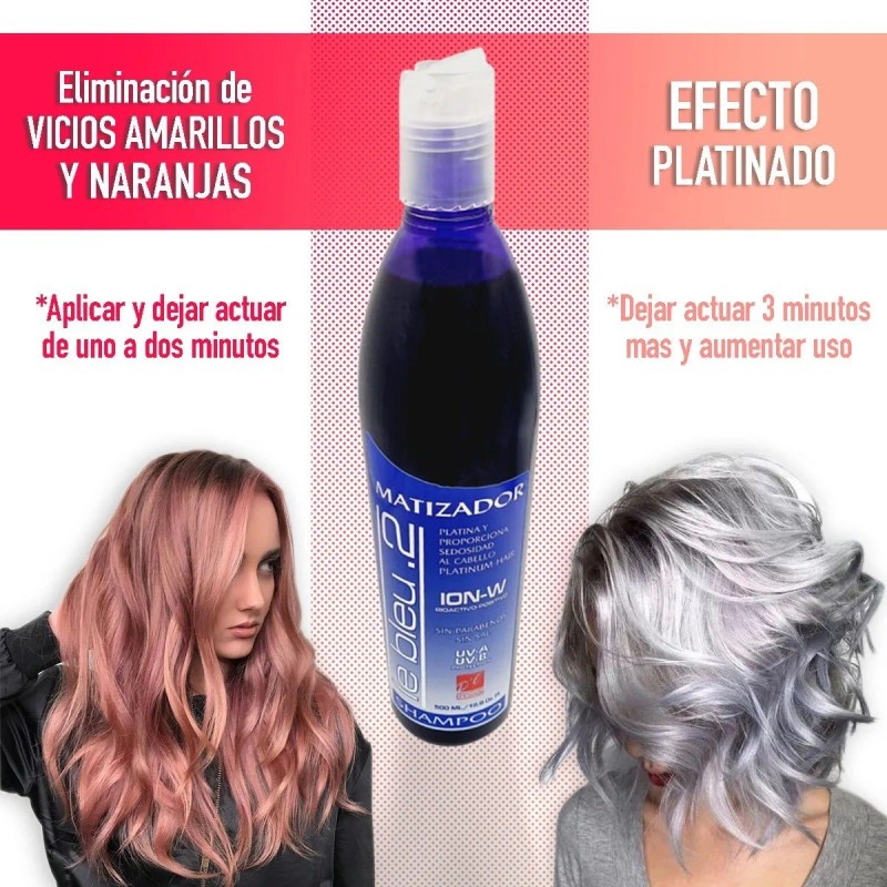 Shampoo Matizador Sin Sal Ni Parabenos Le Bleu D Conde