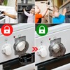 Cooker Knob Child Lock Pack of 3 Assembly without Button