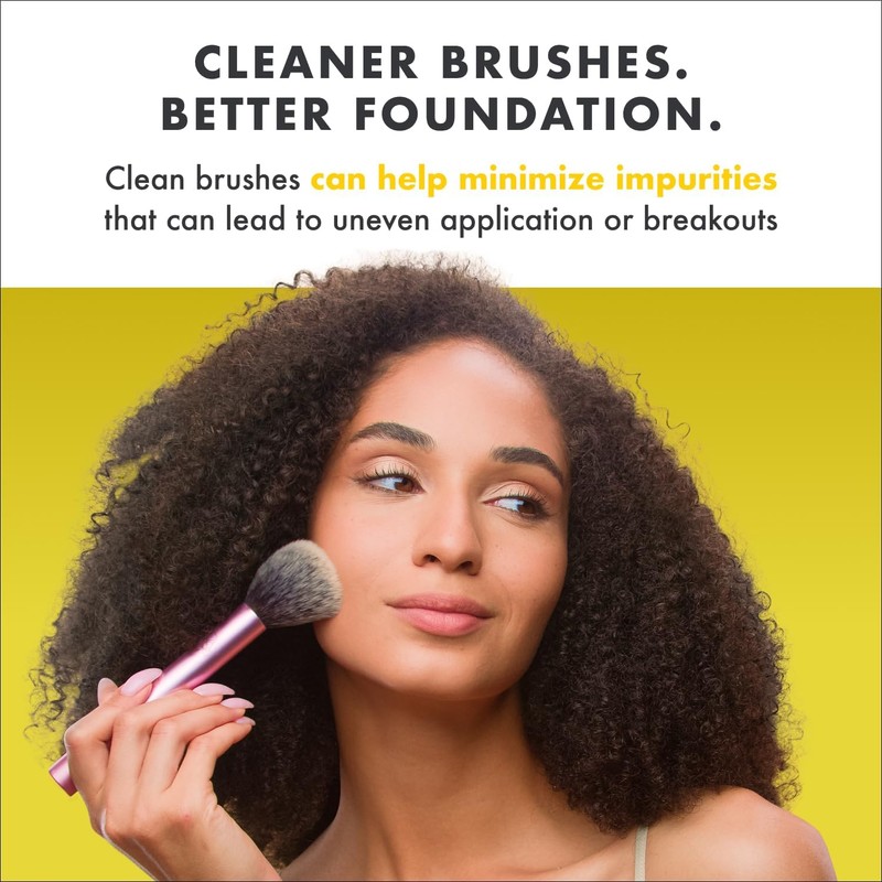 CINEMA SECRETS Limpiador de Brochas de Maquillaje Profesional, 4 Fl
