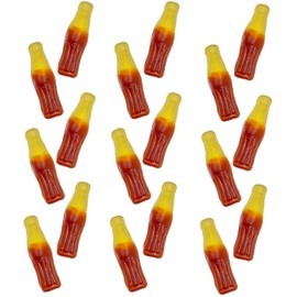 Fruidles Soda Bottles Gummi Cola Candy, Delicious Multicolor Fruit Flavors, Party Candy (Half-Pound)