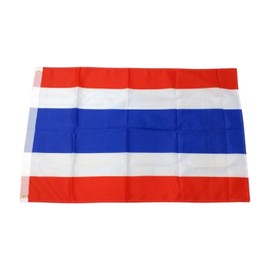 [F NODE] Thailand Flag Large Flag 37.4 x 23.6 inches (95 x 60 cm), Ton Trilong, Size 5, Thailand Tricolor Flag, Meaning, Color, Origin Similar, Old Thailand, Elephant, Thailand, Flag, Costa Rica