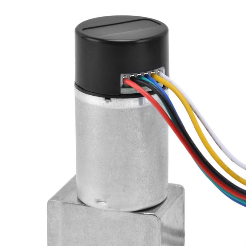 DC Worm Gear Motor 15mm Double Shaft Speed Reduction Drive