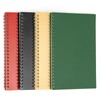 Spiral Notebook, 4 Packs College Ruled Lined Paper, PP Hardcover