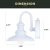 LONEDRUID Dusk to Dawn Sensor Outdoor Gooseneck Barn Light Fixtures