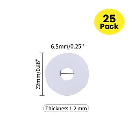 RC Body Washers Universal for 1/10 Scale RC Car Monster Truck Off Road Buggy Body Shell Mount Replacement (25-Pack)