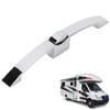 RV Push Button Pull Handle Latch Lock Arc Shape Glossy