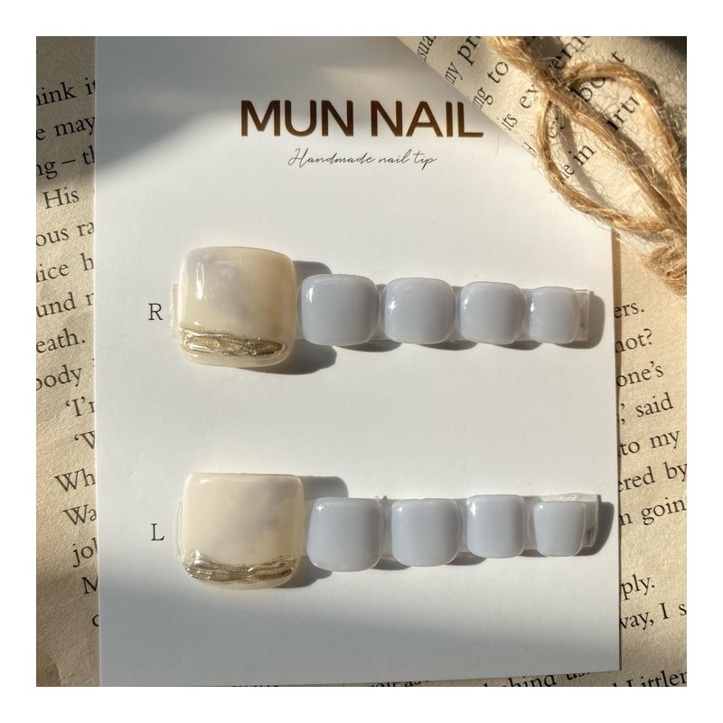 MunNail Silver Line Pedi Tip - No. 1 / MunNail