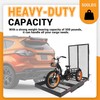 HECASA Hitch Mount Cargo Scooter Carrier Rack w/Foldable Ramp 3"