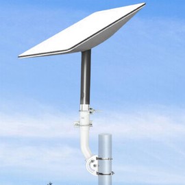 Starlink Mount - Satellite Dish Bracket and Wall Mount with J-Mount Installation Kit - Compatible with V2 Rectangular Antenna - Ideal for Wall or Roof Installation (Bracket Only)