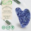 Sun & Sia - Natural Stone Gua Sha - Blue