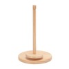 Yarn Holder Easy Installation Stable Structure Rotatable Wooden Yarn Ball