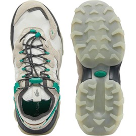 Lacoste - Mens L-Guard Breaker Outdoor Sneakers, Color Off White/Dark Grey, Size: 11 M US