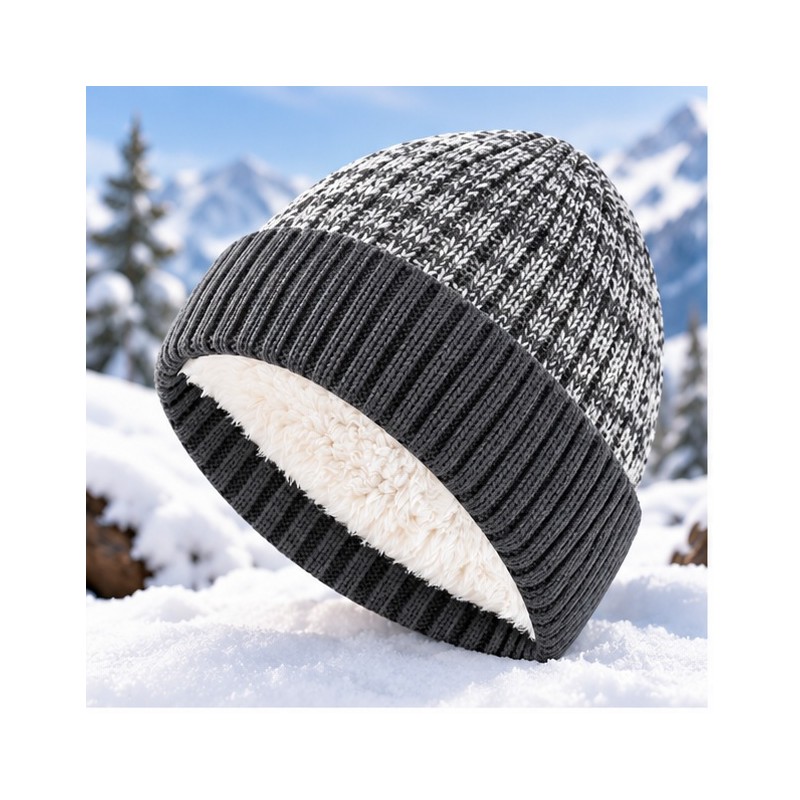 Unisex Winter Knit Beanie for Men & Women – Warm