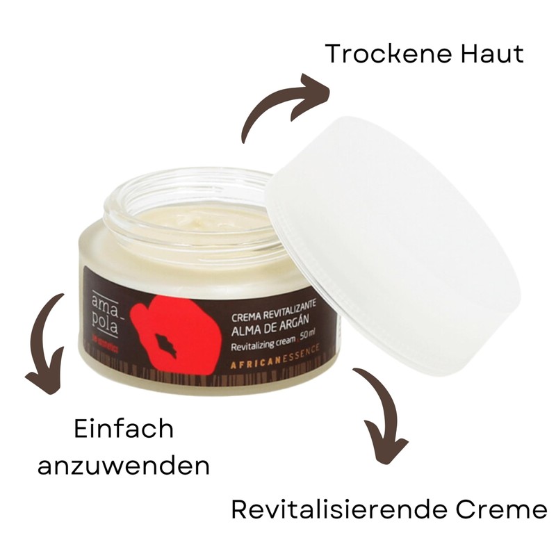 Argan Soul Revitalising Cream - 100% Organic and Natural Ingredients