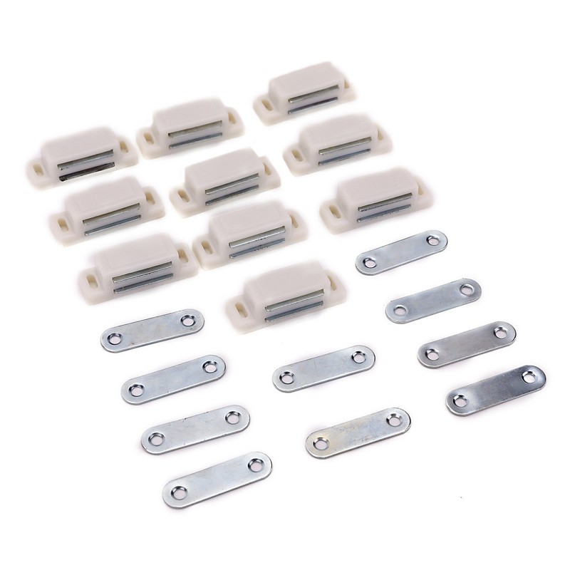 10x Heavy Duty Cupboard Cabinet Door Magnetic Catch Latch Home