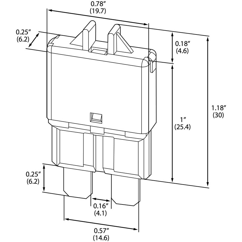 Manual Reset ATC/ATO Multipack 5A, 7.5A, 10A, 15A, 20A, 25A,