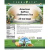 American Saffron (Safflower) Tea (25 tea bags, ZIN: 513251) -