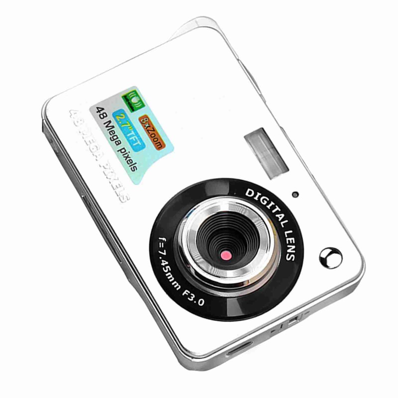 Digital Camera Mini Pocket Camera 48MP 2.7 Inch LCD Screen