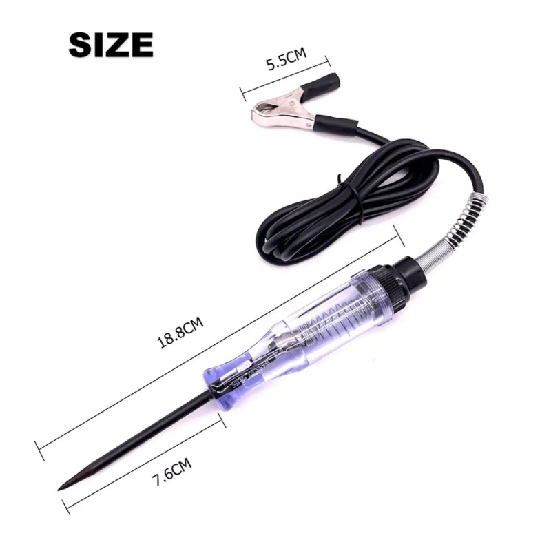 SHENKENUO Test Light Car Circuit Tester Probe 12V 6V DC
