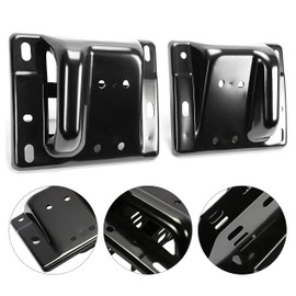 Kojem Front Pair Bumper Mounting Bracket Compatible with 2002-2018 Dodge Ram Pickup 1500 2500 3500 Driver & Passenger Side Replacement for CH1042107 CH1043107 68196251AA 68196250AA