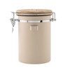 Airtight Coffee Storage Canister Stainless Steel Coffee Container with Measure