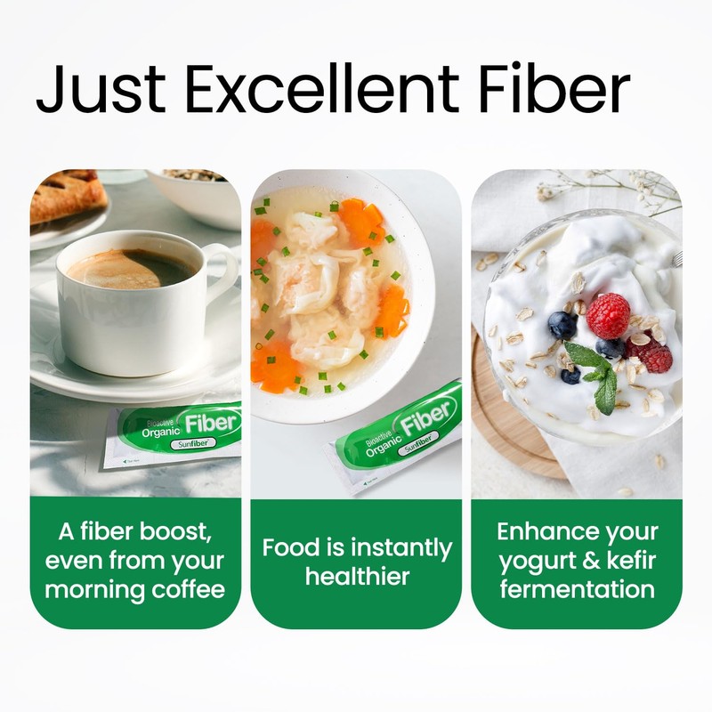 LABO Nutrition Bioactive Organic Fiber – Sunfiber PHGG Soluble Prebiotic