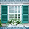 30Pcs 3 Inch Vinyl Shutter Fasteners, Window Shutter Panel Pegs