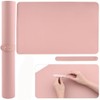 AUBWIG Pink Nail Art Table Mat,Nail Arm Rest Pad for