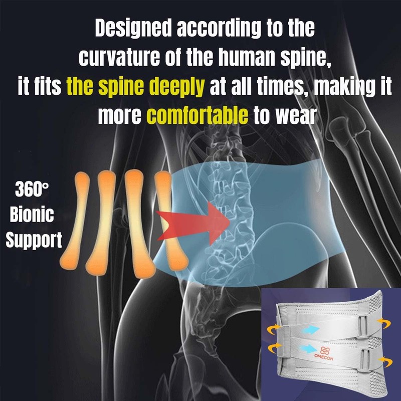 ADORNEST Back Brace for Lower Back Pain, Lumbar Support Belt