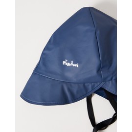 Playshoes Boy's Kids Waterproof Rain with Cotton lining Hat, Blue (Navy), X-Large (Manufacturer Size:53cm)