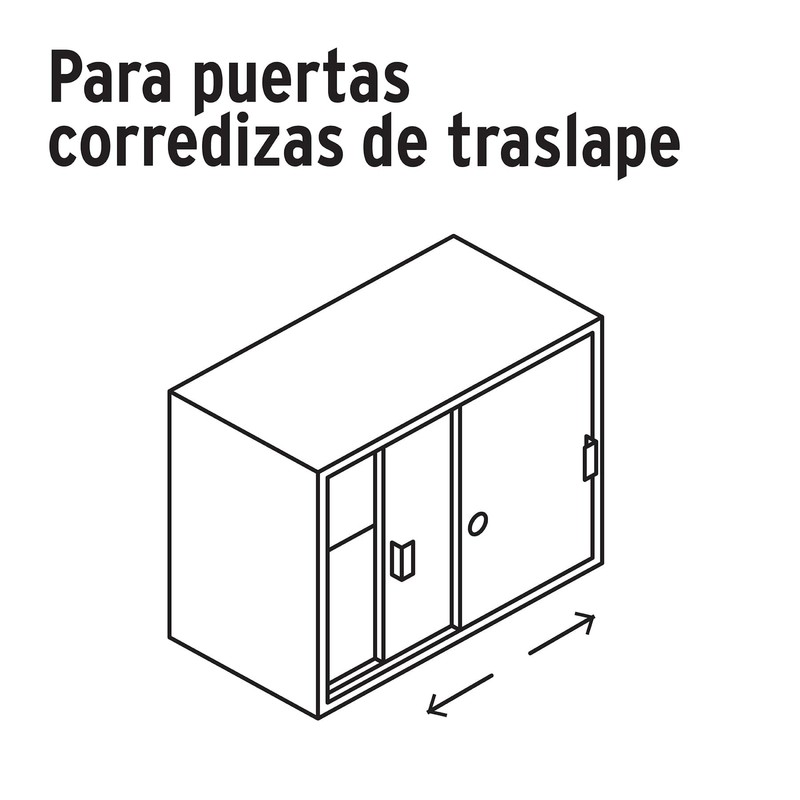 Hermex CM-20C, Cerradura para mueble tipo botón, modelo 20, acabado