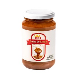 Rex Dulce de Leche Milk Caramel Spread, 15.8 oz | NON-GMO | Imported from Spain