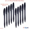 DIGNO Retractable Ballpoint Pens, BLACK, Fine Point (0.7mm), Pack of
