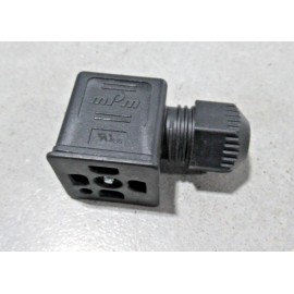 mPm Valve and Solenoid Connector TW1 B-12 180 Fischer IP67 *NEW*