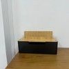 BUYSK Cable Management Box with Wooden Lid, Multi-Device Organizer for