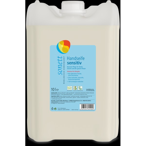 Sonett Hand Soap Sensitive, 10 l