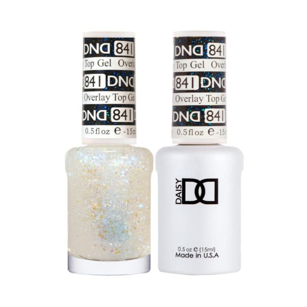 DND Duo Matching OVERLAY GLITTER TOP GELS - #841