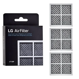 LG 3X Refrigerator Air Filter Replacement, ADQ73214404, Change Every Six Months or When Filter Alert Light Turns On