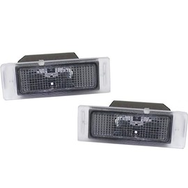 For Chevy Impala 2014 15 16 17 18 2019 License Plate Light Unit Driver and Passenger Side | Pair | Rear | CAPA Certified | Replacement For GM2870100, GM2870100C | 13502178