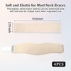 GZCNYLYS 4 Pcs Neck Brace Covers, Breathable Dust Proof Soft