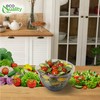 48oz Clear Disposable Salad Bowls with Lids (150 Pack) -