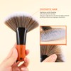 Docolor Fan Brush Professional Face Makeup Brush High Gloss Kabuki