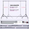 LINCO Lincostore Backdrop Stand 10x7ft or 8.5x8.5ft Adjustable Photo Back