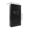 In-Wall Safe, Steel Hidden Wall Safe with 2 Removable Shelf