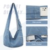 LHHMZ Denim Hobo Bags for Women Retro Jeans Shoulder Bag