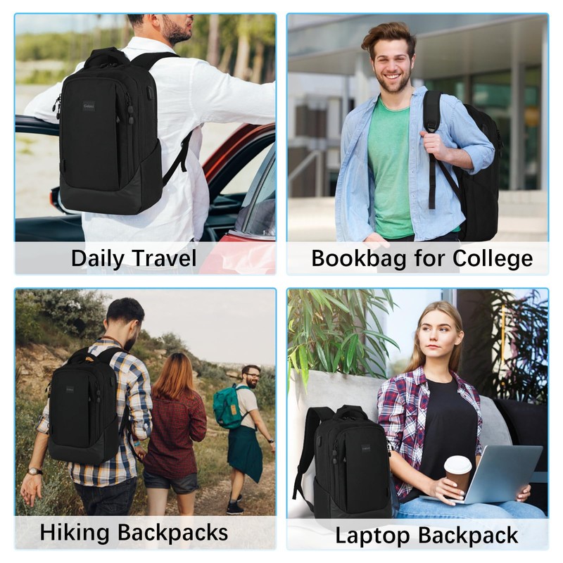 Goloni Multi-functional Travel Backpack, Large Capacity for Men Women Waterproof
