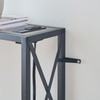 Gewudraw Console Table, 55.1" Narrow Sofa Table, Behind Couch Table,