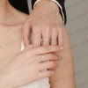 2 Anillos De Pareja Plata 925 Compromiso Promesa Ajustable GOOLUU