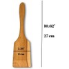 2 Pack Wooden Spatula Set for Cooking, Frying, Turner, Kitchen