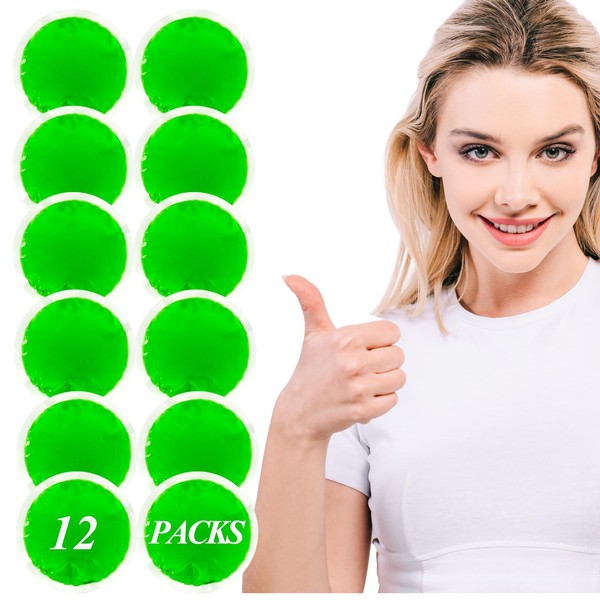 HROOSE 12 Pack Small Ice Packs for Injuries Reusable,Hot &